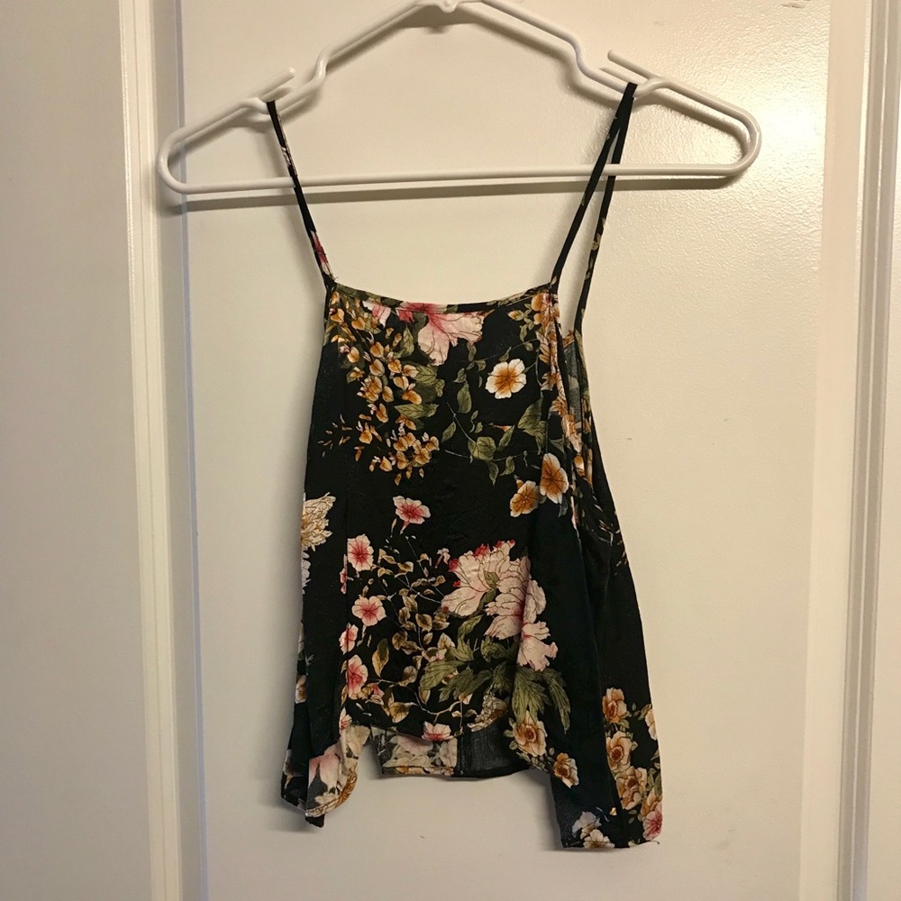 Black Floral Blouse by Maeve